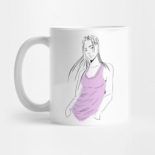 Girl in summer Mug